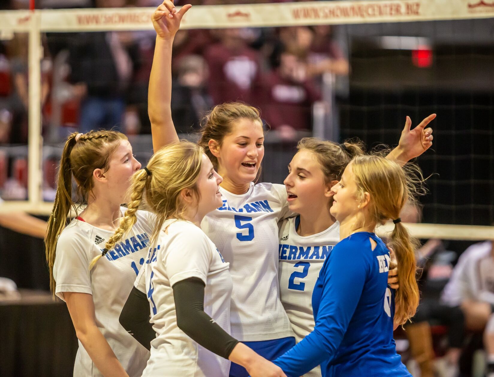 Hermann vs. Strafford girls volleyball